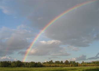 Primary rainbow - left side