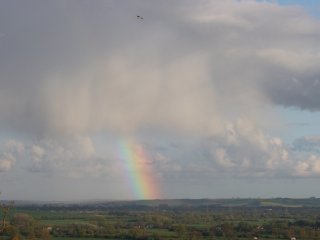 Distant rainbow