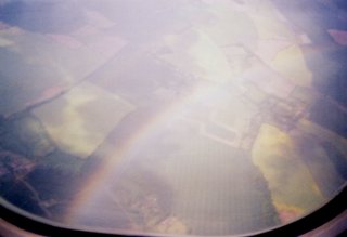 Rainbow from a plane