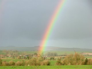 Bright rainbow