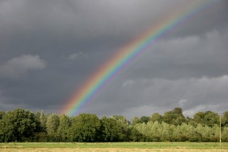 Good contrast rainbow
