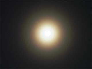 Small corona from large droplets