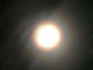Two ringed lunar corona