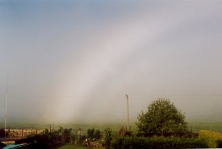 Left side of strong fogbow