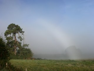 Right side of obvious fogbow