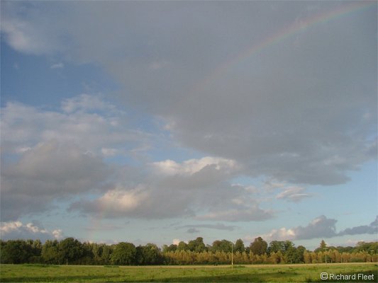 Example of rainbow polarisation