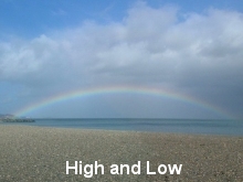 High and low rainbows