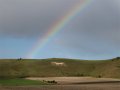Rainbow over a White Horse