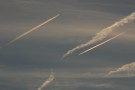 Contrails and Reddening