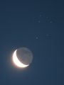 Moon and Pleiades Occultation